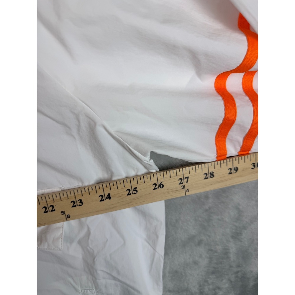 PUMA Hoops Scooby Doo Jacket Mens XL White Teal Orange Half Zip Windbreaker NWT - Picture 12 of 14